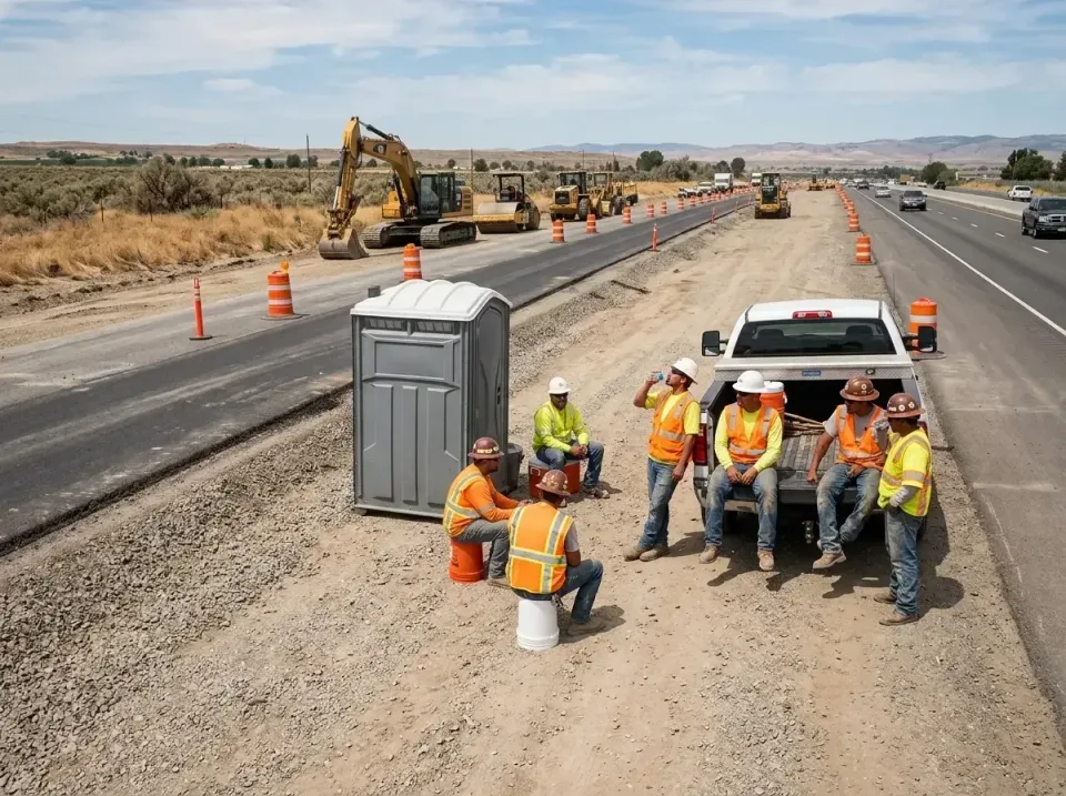 highway-road-construction-crew-007 — frequently asked questions, Porta Potty and Restroom Rentals in Pleasanton, CA